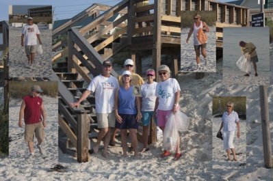 July 5 2012 Beach Cleanup Crew